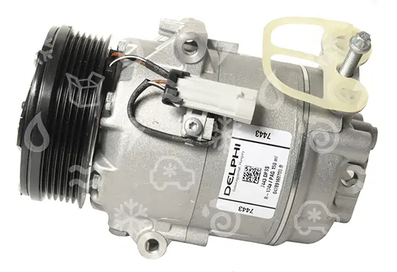 kompresor HARRISON CVC, řemenice 105 mm - PV6, 12V, OEM 13124751 /